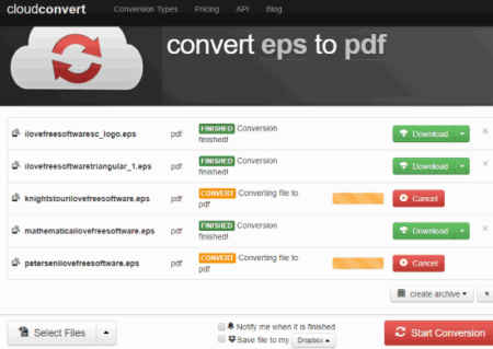 Free Online EPS To PDF Converters