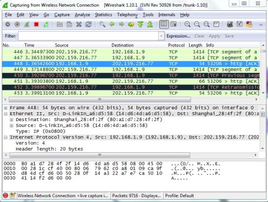 WireShark - Live Capture