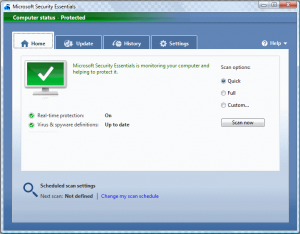 Download Microsoft Security Essentials