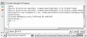 C++ Debugging with CodeLite