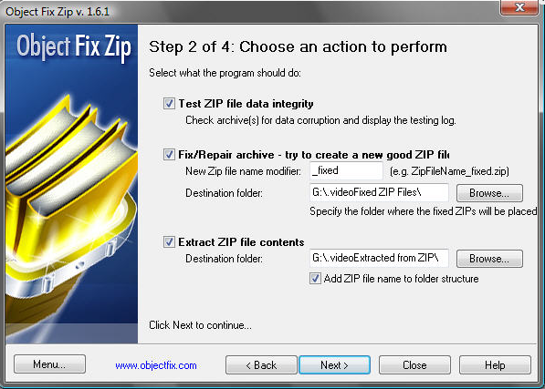 instal the new version for mac Object FIX ZIP