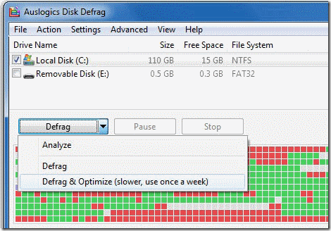 Auslogics Disk Defrag