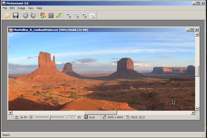 View editor. Luminance HDR. Picturenaut 3. HDR image viewer for Windows 10 x64.