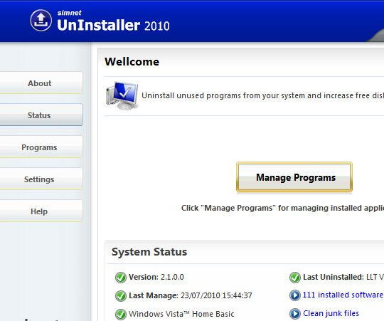 Simnet Uninstaller