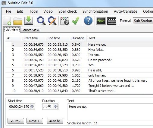 Subtitle Edit 4.0.1 for mac download free