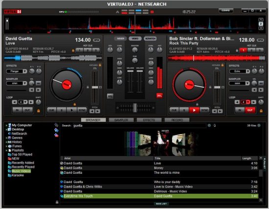 VirtualDJ: Video Mixer, and Free Home DJ