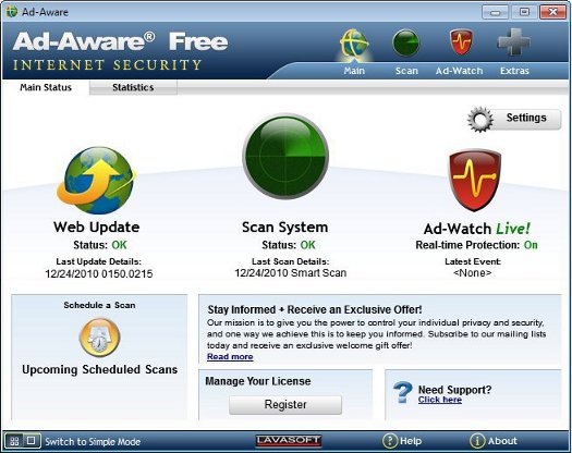 Ad-Aware Free Internet Security