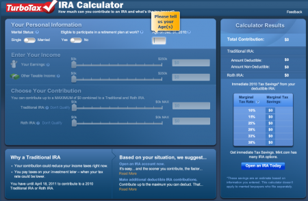 turbotax calculator commercial