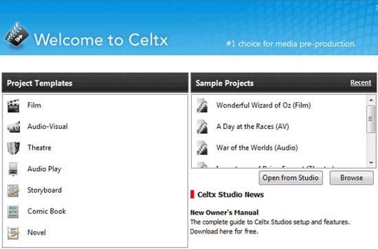 celtx software free download