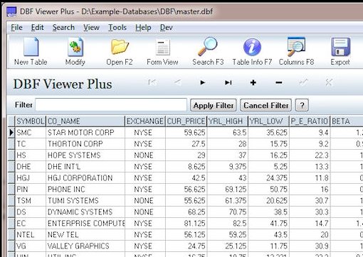 dbf manager portable