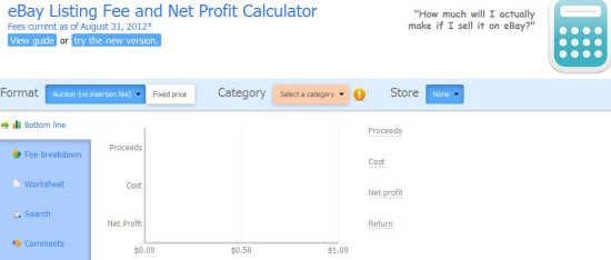 ebay fees calculator