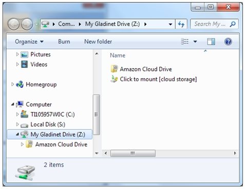 Gladinet Cloud Drive