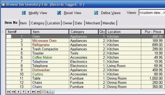 free home inventory software