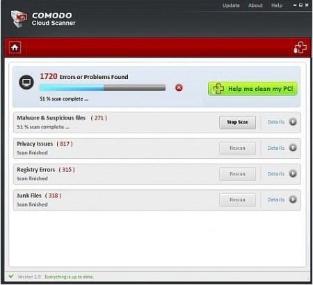 comodo cloud scanner