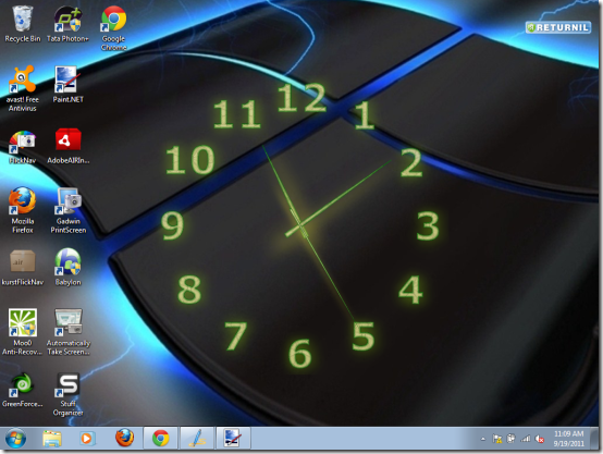 analog clock for desktop