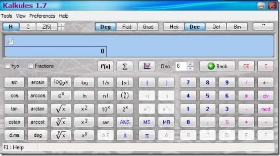 Professional calculator online clearance free