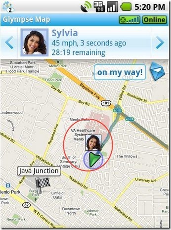 download glympse free phone location tracker