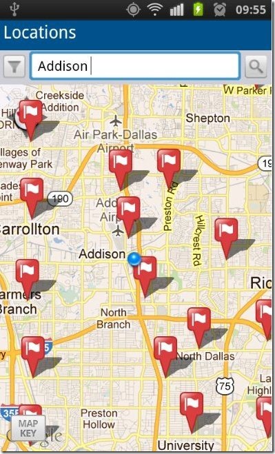 Find Post Office Location with USPS Mobile For Android