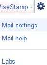 gmail mail settings tab