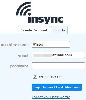 insync machine linking