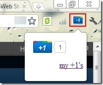 Google Plus One Extension 004