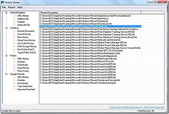 Free History Viewing Software 001