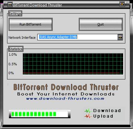 Thruster default window