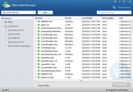 Wise Data Recovery 6.1.4.496 for windows download