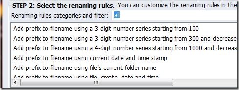 BatchRename Renaming Rules