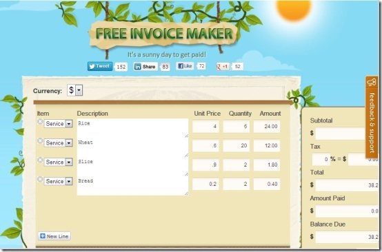 Free invoice Maker