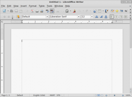 Libre Office writer app