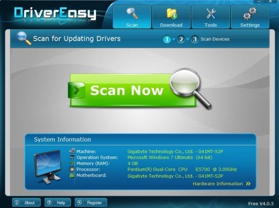 Driver Easy Scan