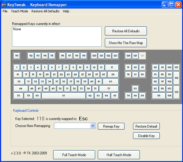 remap keyboard utility