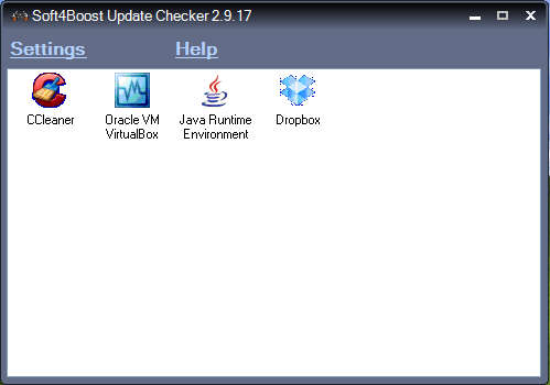 Soft4Boost Update Checker default window