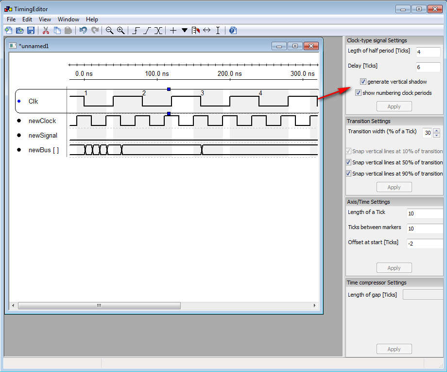 Free Timing Diagram Creator and Editor TimingEditor