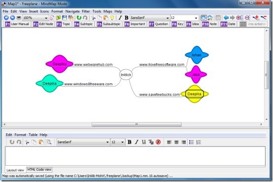 tutorial freeplane