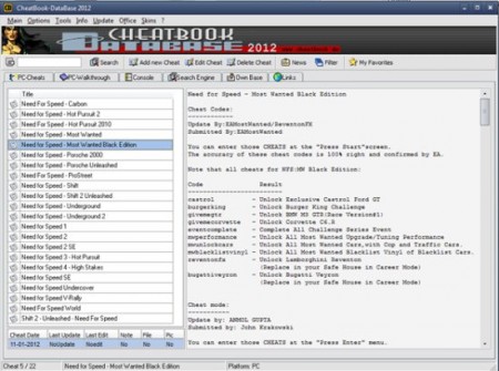 Access Game Cheats And Cheat Codes With Cheatbook Database