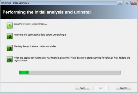 Revo Uninstaller deleting application