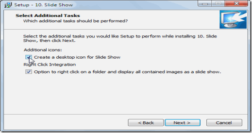 10.Slideshow install image