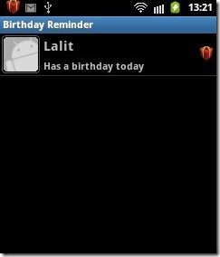 Birthday Reminder