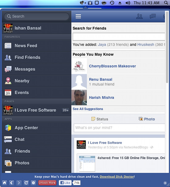 facebook for mac pro free download