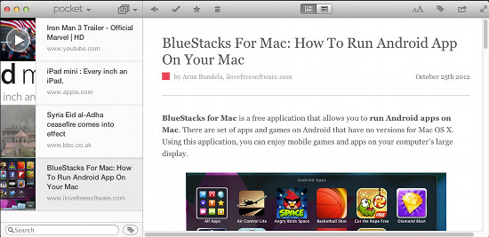 pocket app mac