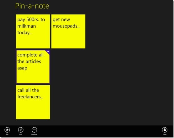 windows 8 sticky notes widget desktop