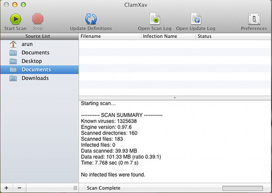 clamxav mac os x 10.6.8