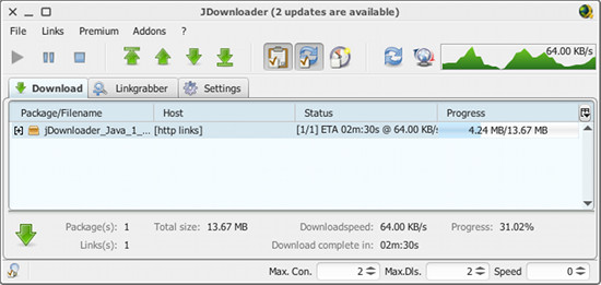 JDownloader 2.0.1.48011 download the new version for mac