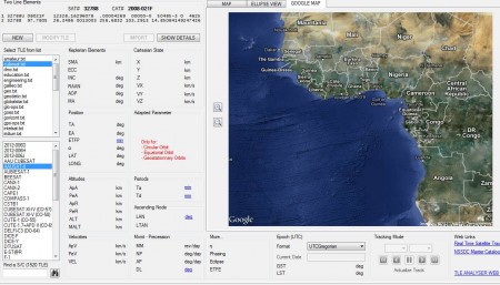 TLE Analyser Google Earth