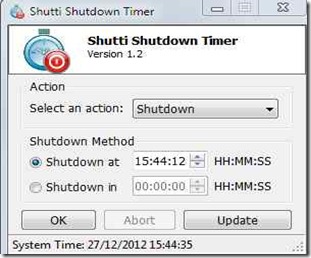 Shutti Shutdown Timer