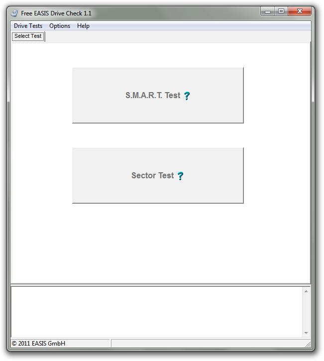 Free Hard Disk Health Checker EASIS Drive Check
