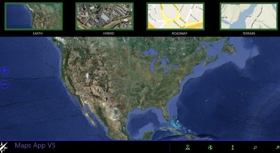 Maps app windows 8
