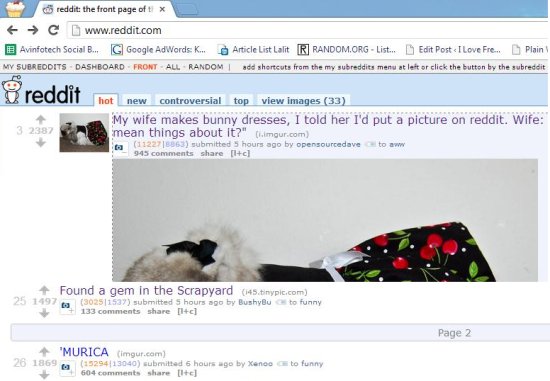 Reddit Enhancement Suite free reddit extensions for Chrome interface 02